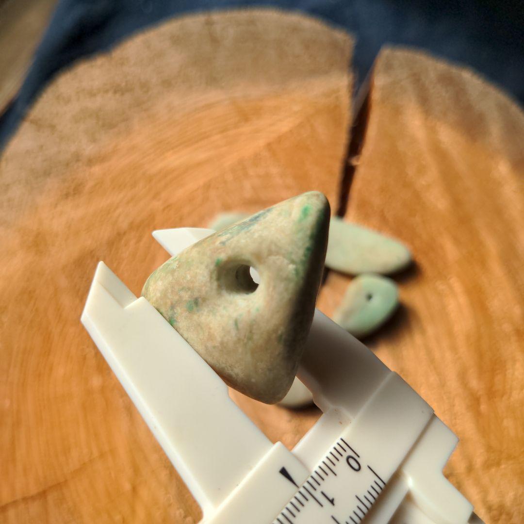 【縄文大珠】６個セット【糸魚川 翡翠】