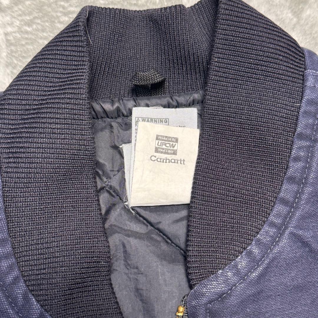 USA製 carhartt ダックベスト V02 MDT ネイビー 00s L