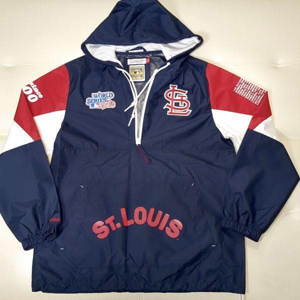 カージナルス ミッチェルアンドネス アノラックパーカー M ナイロンジャケット