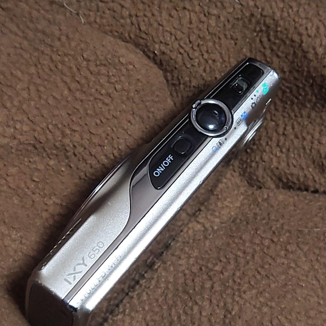 CANON★動作品IXY650★イクシ650シルバーデジタルカメラ送料無料
