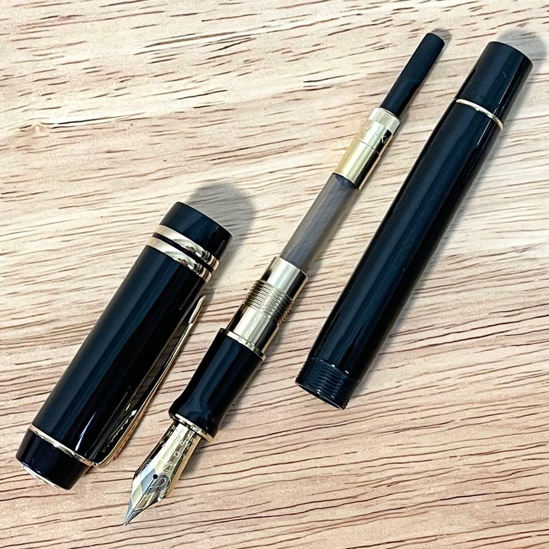 パーカー PARKER 万年筆 デュオフォールド センテニアル ブラック 美品