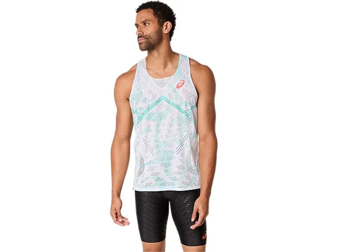 asics SPEED SINGLET & ランパン セット　　Mサイズ