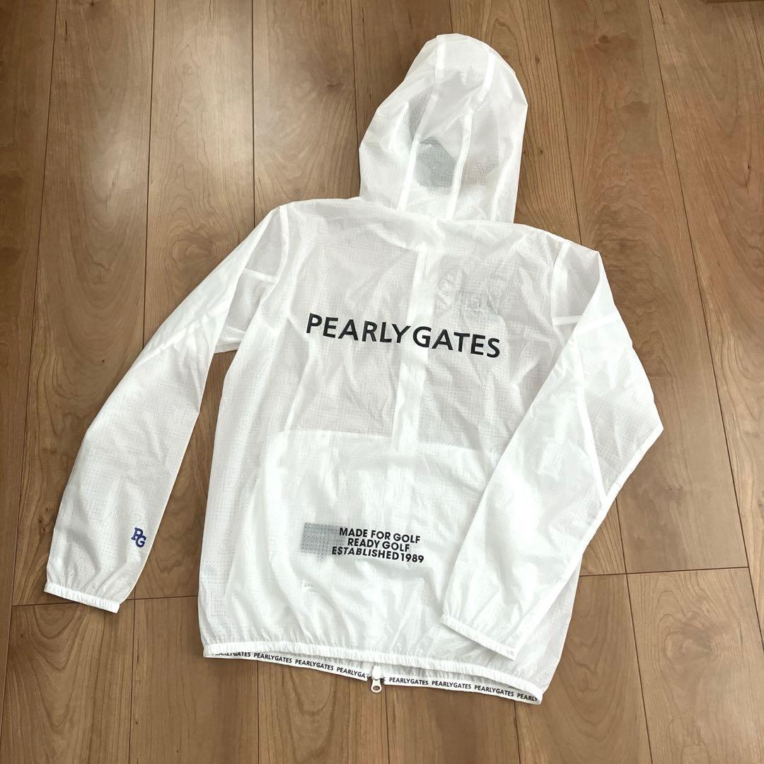 パーリーゲイツ ジャケット ウィンドブレーカー レディース 白 サイズ0 【新品