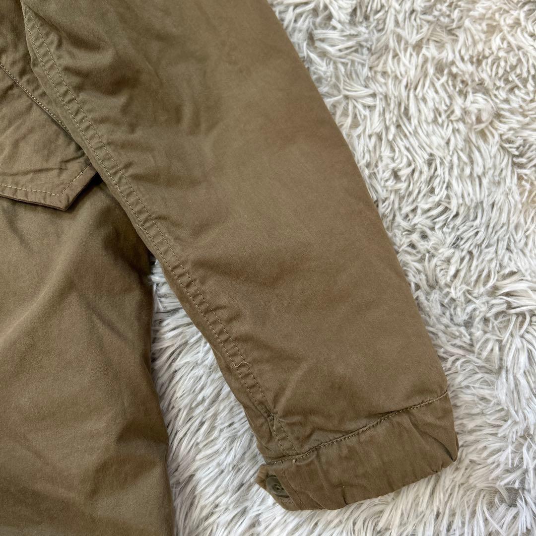 AVIREX M-65 PARKA ライナー ファー付きモッズコート カーキ＋