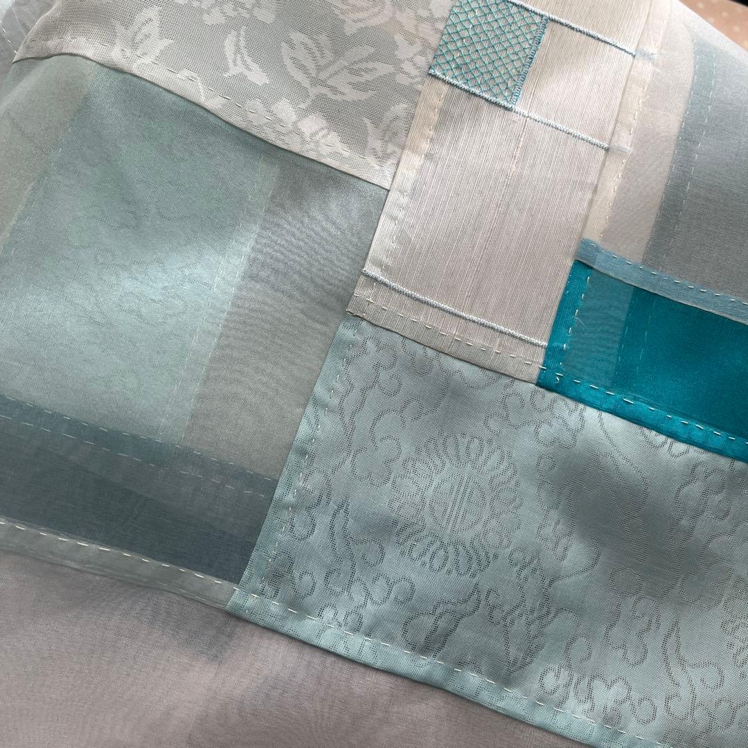 薄絹のタペストリー・空　韓国ポジャギ　ハンドメイド