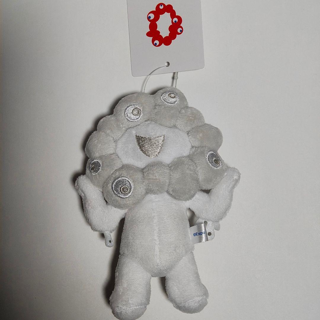 白ミャクミャク ボールチェーンマスコット ABC ぬいぐるみ