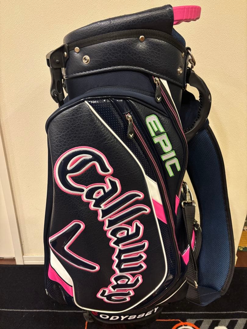 Callaway Epic キャディバッグ　ネイビー/ピンク