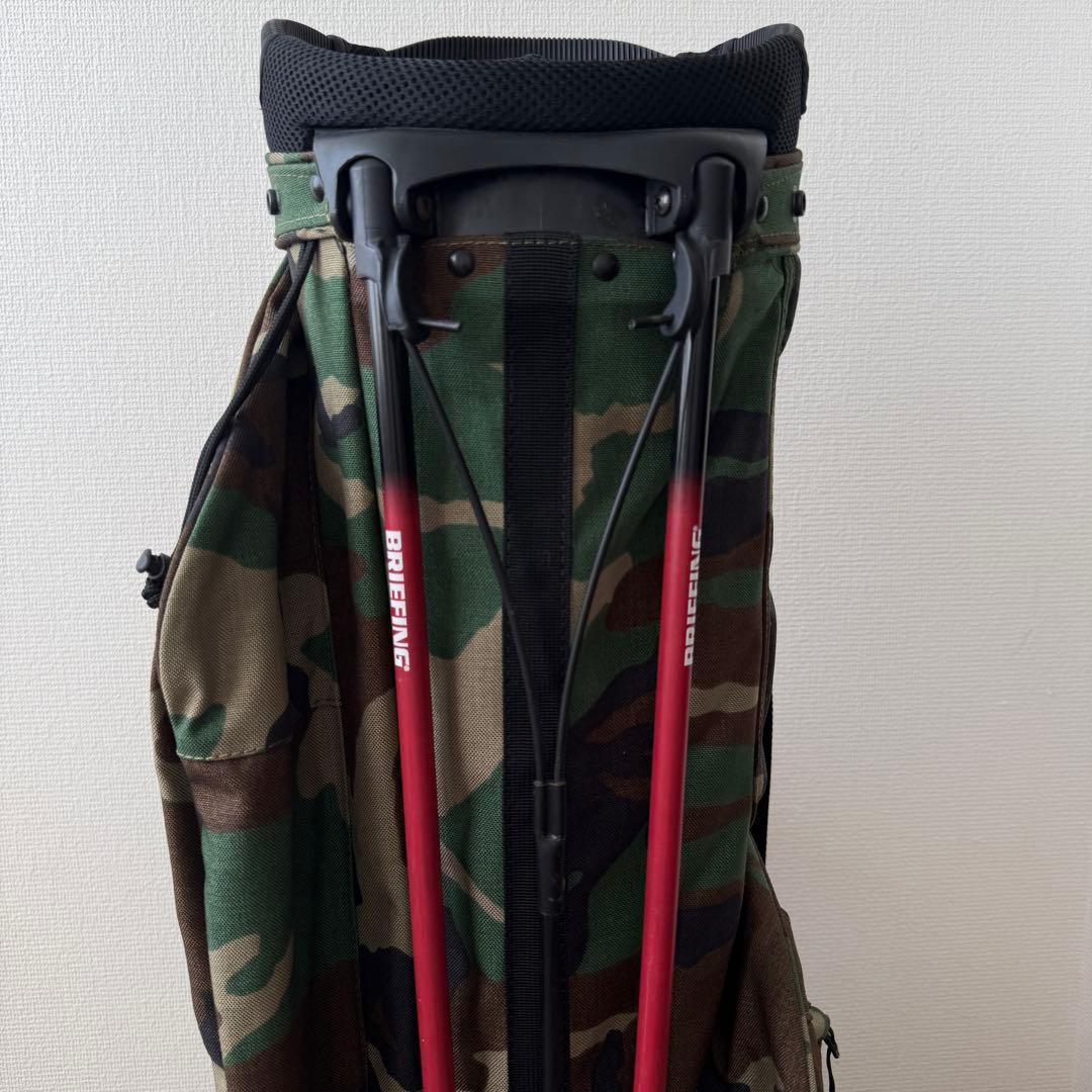 ブリーフィングゴルフ　ビームス　サンマウンテン　キャディバッグ　迷彩　カモフラ