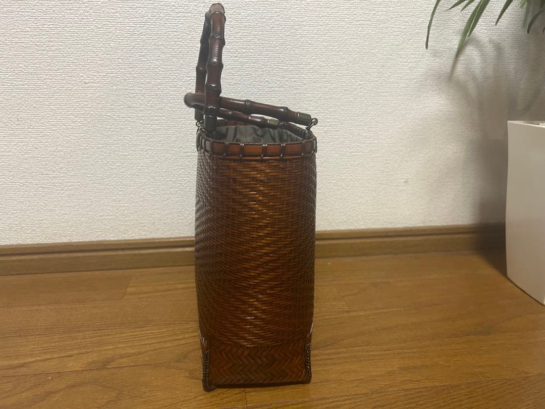 [未使用・美品]うるし竹大島バッグ　薩摩漆芸　瑞泉