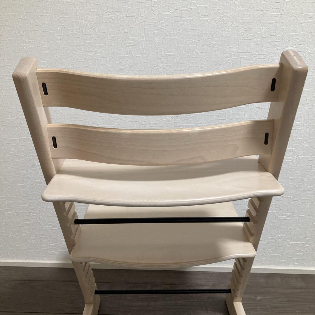 ぽめらにあん様希望価格 美品トリップトラップ STOKKE ホワイトウォッシュ