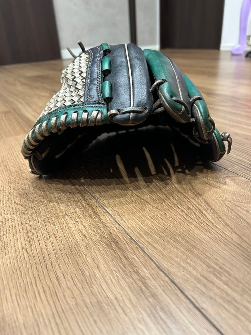 Slingers 軟式グローブ 黒/緑