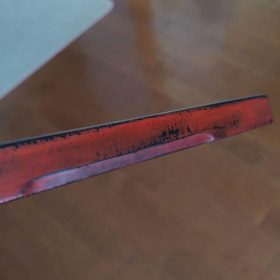 太田修嗣①洗朱根来角隅切盆