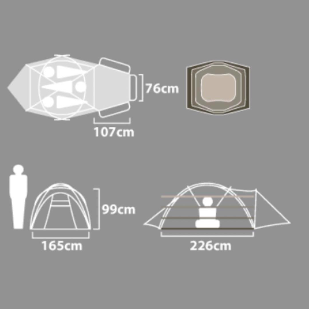 【新品】NEMO ニーモ ENDURANCE 2P【シルナイロン製二人用テント】