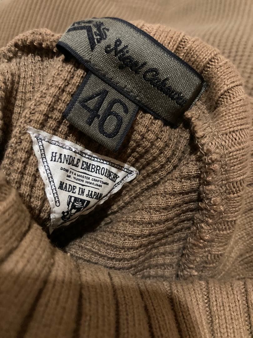 Nigel Cabourn　ナイジェル ケーボン　タートルネック ワッフル