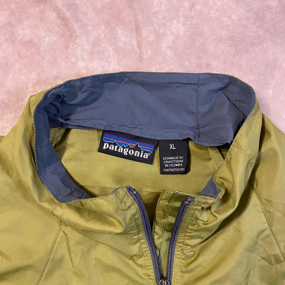 00s Patagonia ナイロンジャケット パッカブル グリーン 01年製