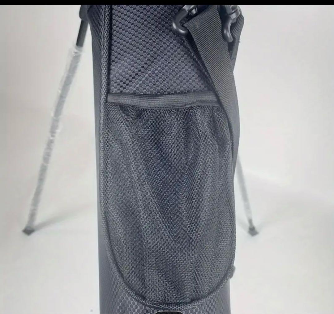 新品　軽量スタンド　ゴルフサブキャディバッグ　ブラック