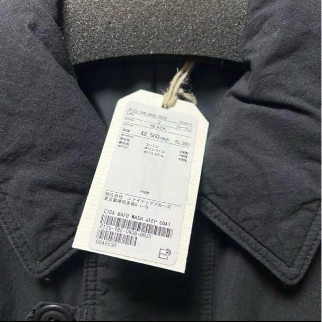 新品 steven alan バフ ジープ コート ブラック S