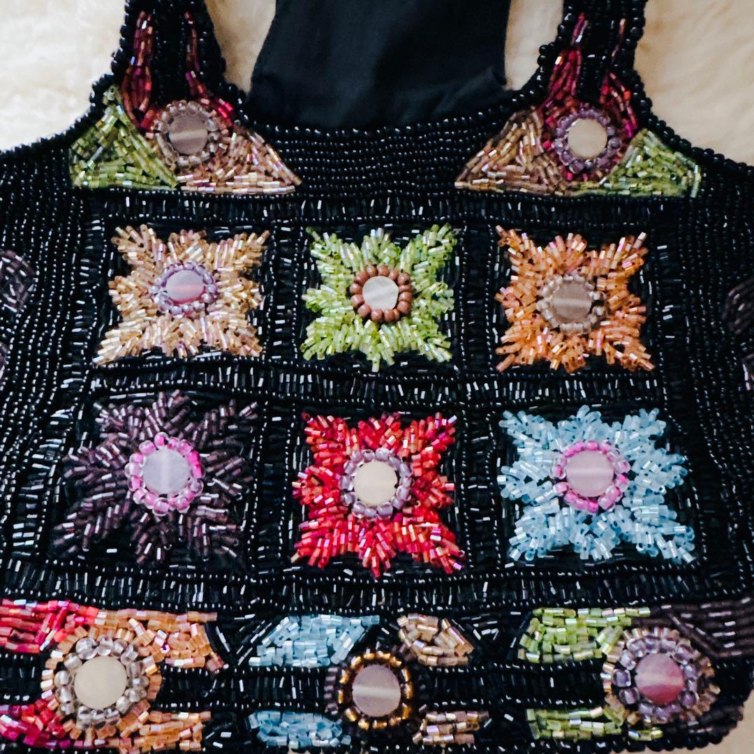 imayin イマイエン ビーズバッグ ビジュー ミニバッグ ハンドバッグ