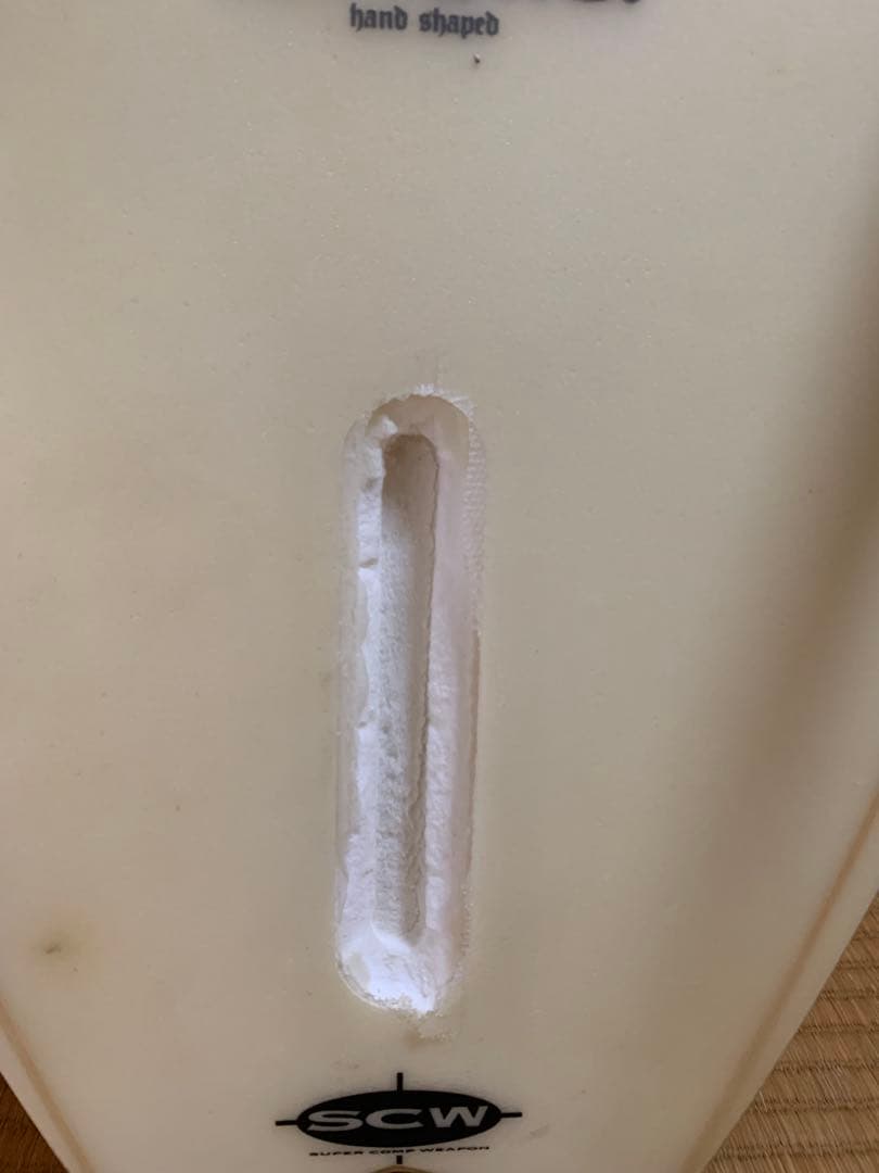 訳あり6.1feet ショートボード EPS フューチャーフィン2本、ケース付き