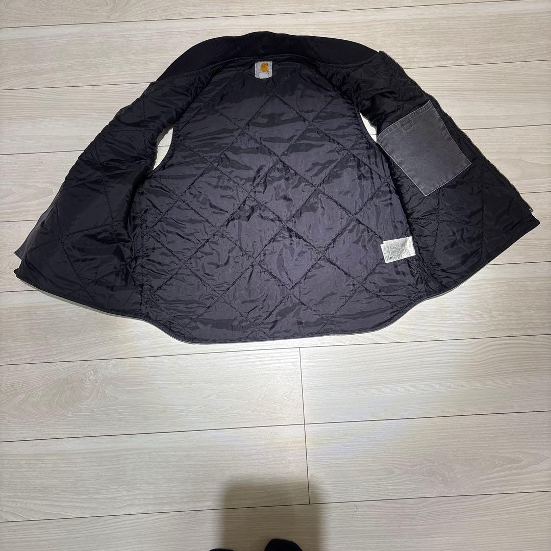 【希少グレー・Lサイズ】カーハート ダックベスト V02 029 メキシコ製