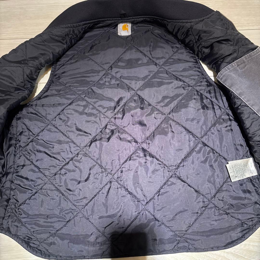 【希少グレー・Lサイズ】カーハート ダックベスト V02 029 メキシコ製