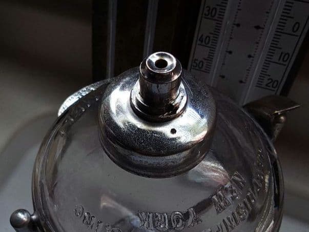 1900年代？ ガラス製 ソープディスペンサー