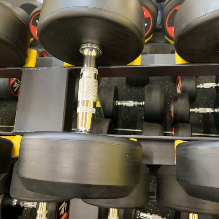 ラバーダンベル　55kg  ２個