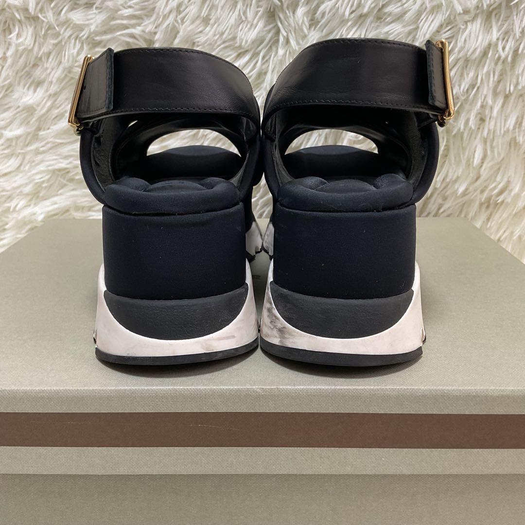 MARNI マルニ クロス ウエッジサンダル スポーツサンダル 厚底 グリーン