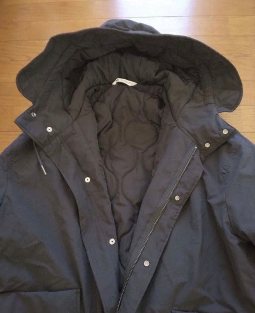 極美品　ZARA モッズコート　ブラック　フィッシュテール　オーバースローサイズ