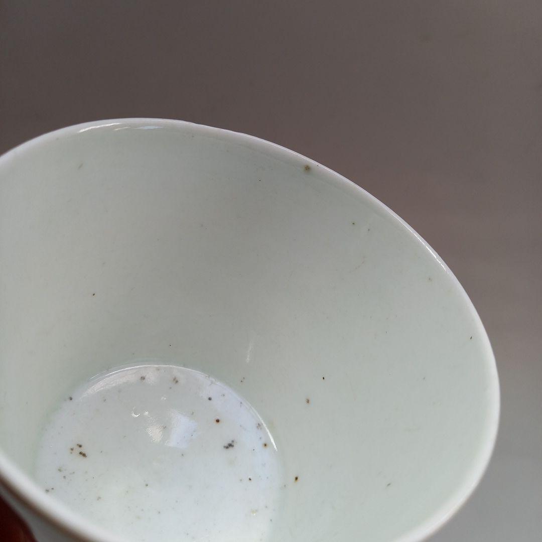 古伊万里　白磁　そば猪口　ソバ猪口　江戸骨董