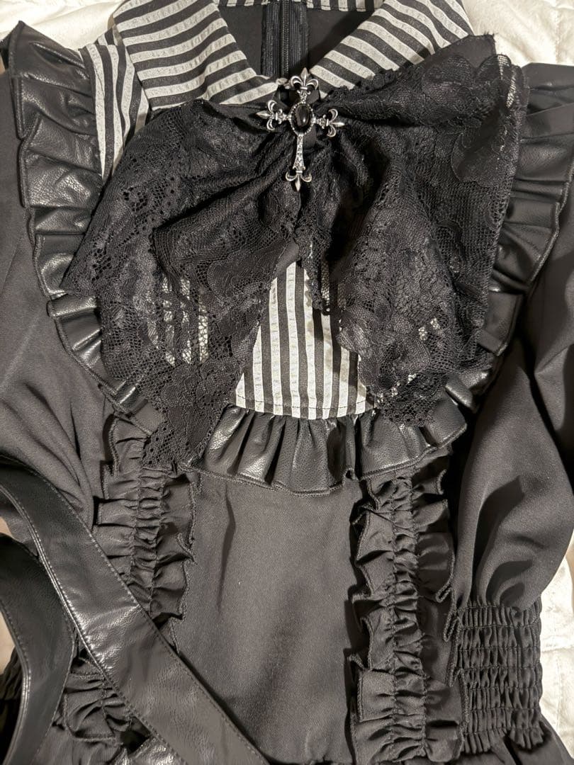 IMVAL Gothic Maid Dress ブラック QOOZA