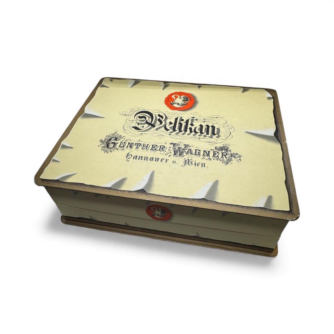 未使用品　ペリカン　万年筆＋ボールペン　スーベレーン　グリーンストライプ