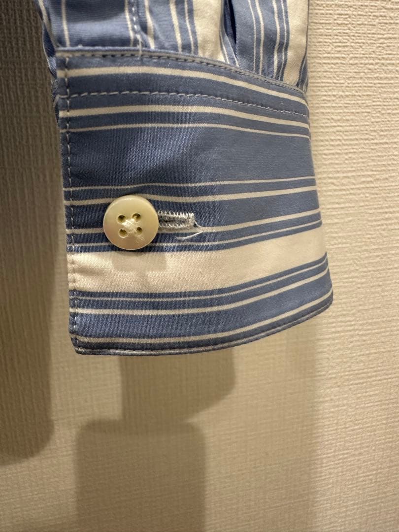 JIL SANDER ストライプ柄長袖シャツ 34