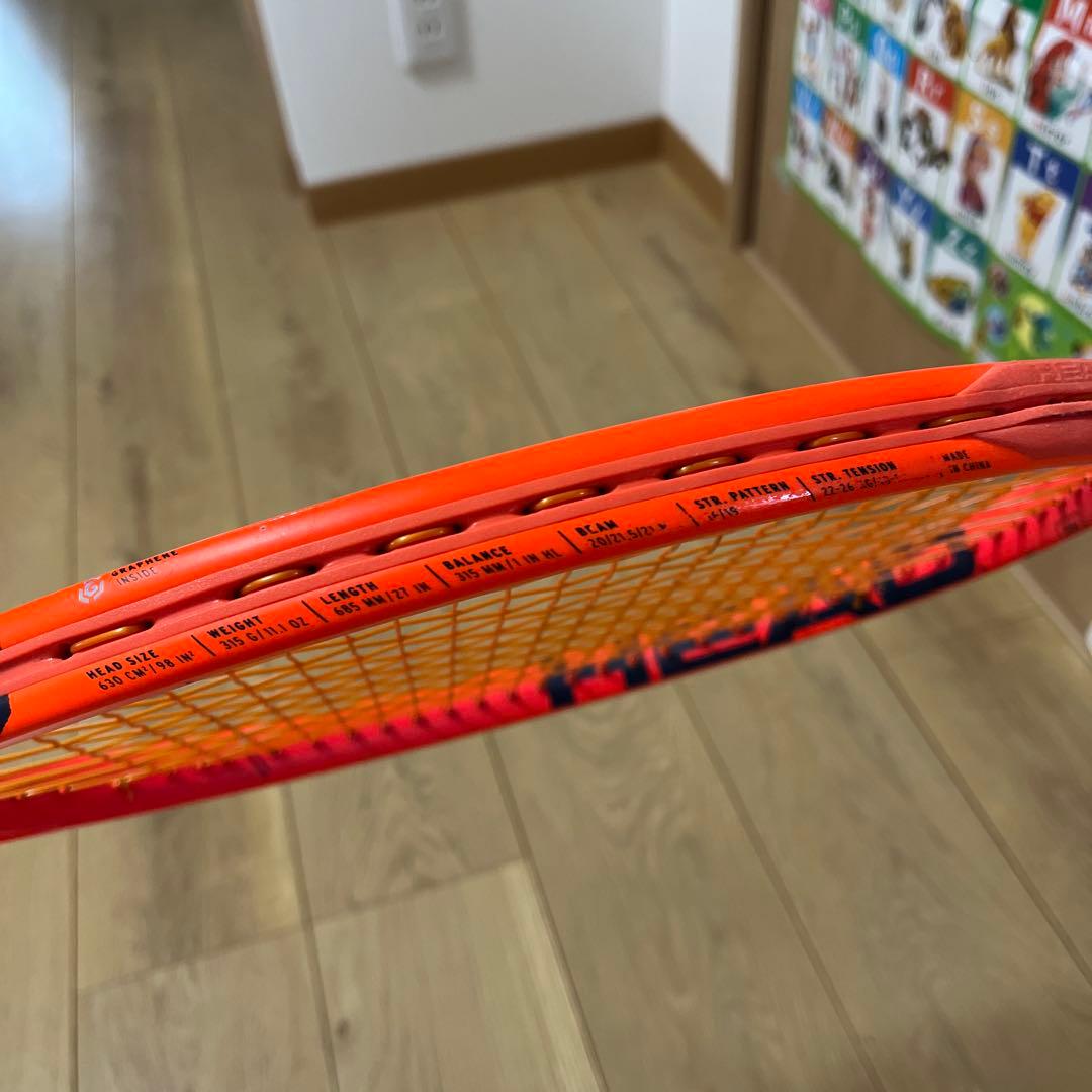 HEAD PRO テニスラケット radical グリップ2
