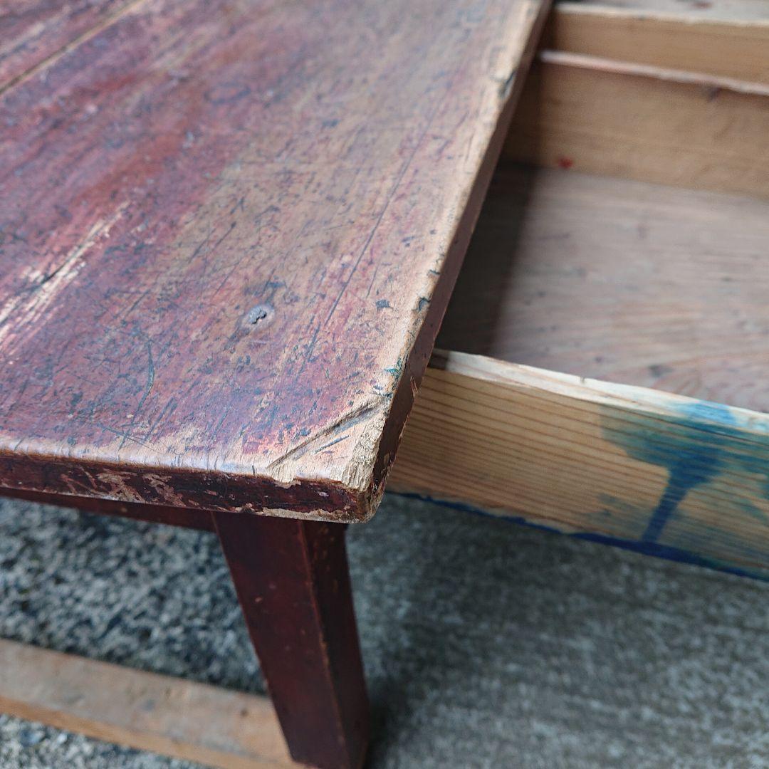 アンティーク レトロ 木製文机 古民家 大正 昭和