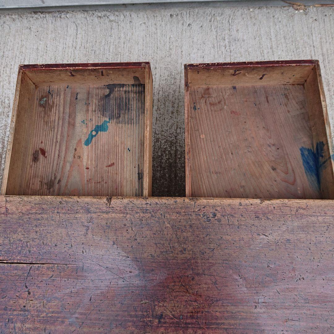 アンティーク レトロ 木製文机 古民家 大正 昭和