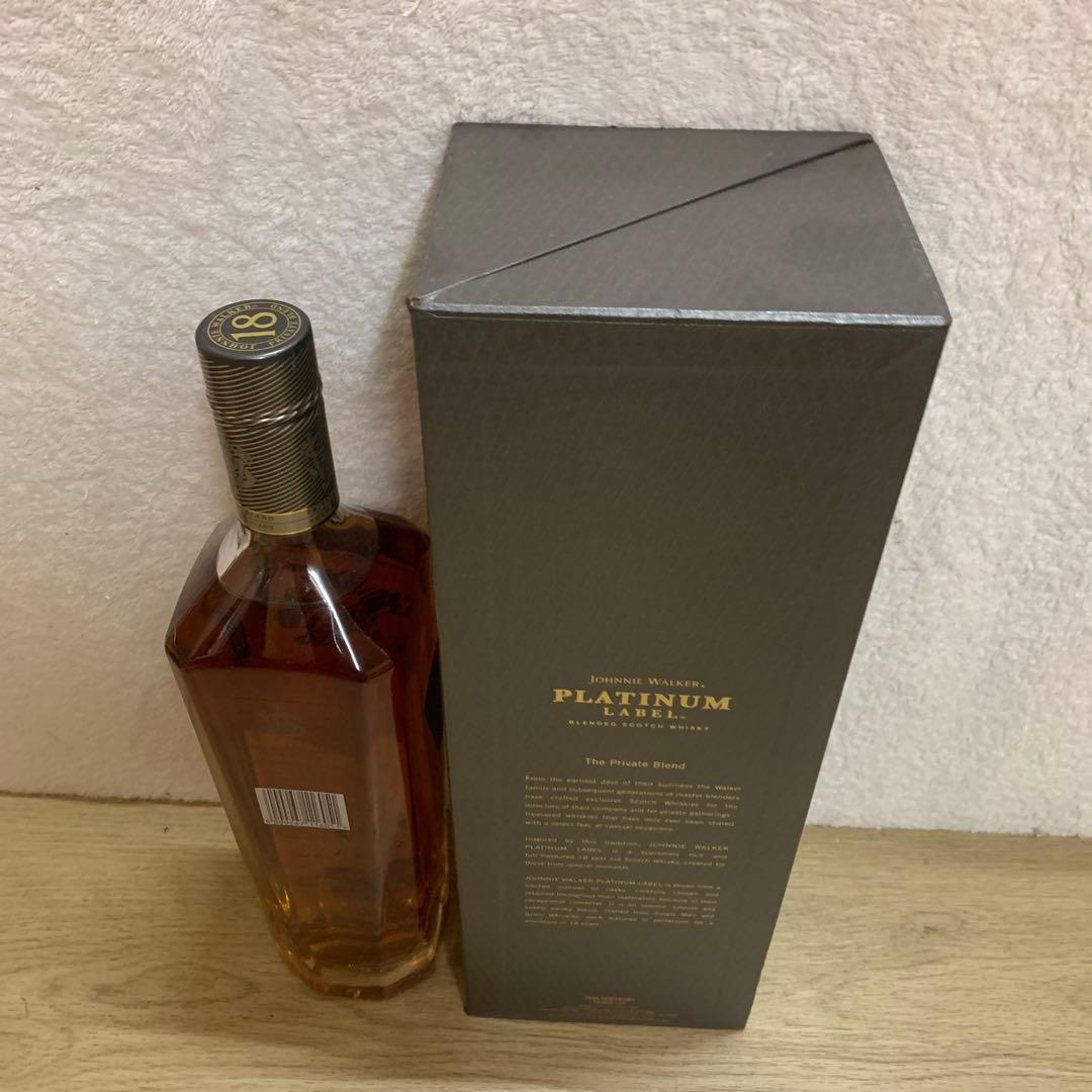 古酒　ジョニーウォーカー プラチナム18年