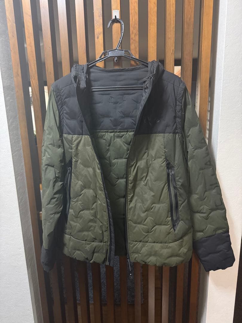 キャロウェイ ゴルフ　ダブルジップ 2WAY 中綿　ブルゾン カーキ　３Ｌ