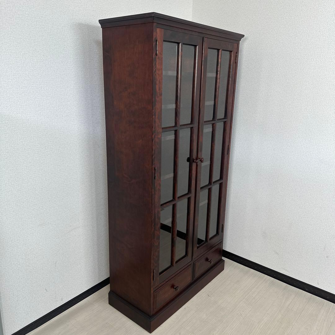 【展示品】和光 旭川家具 和モダン 飾り棚 本棚 ブックシェルフ i1※