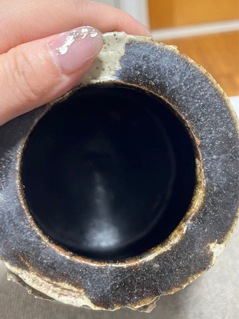 古琉球 人間国宝 古美術 在銘 花器 花瓶 花入 昭和期