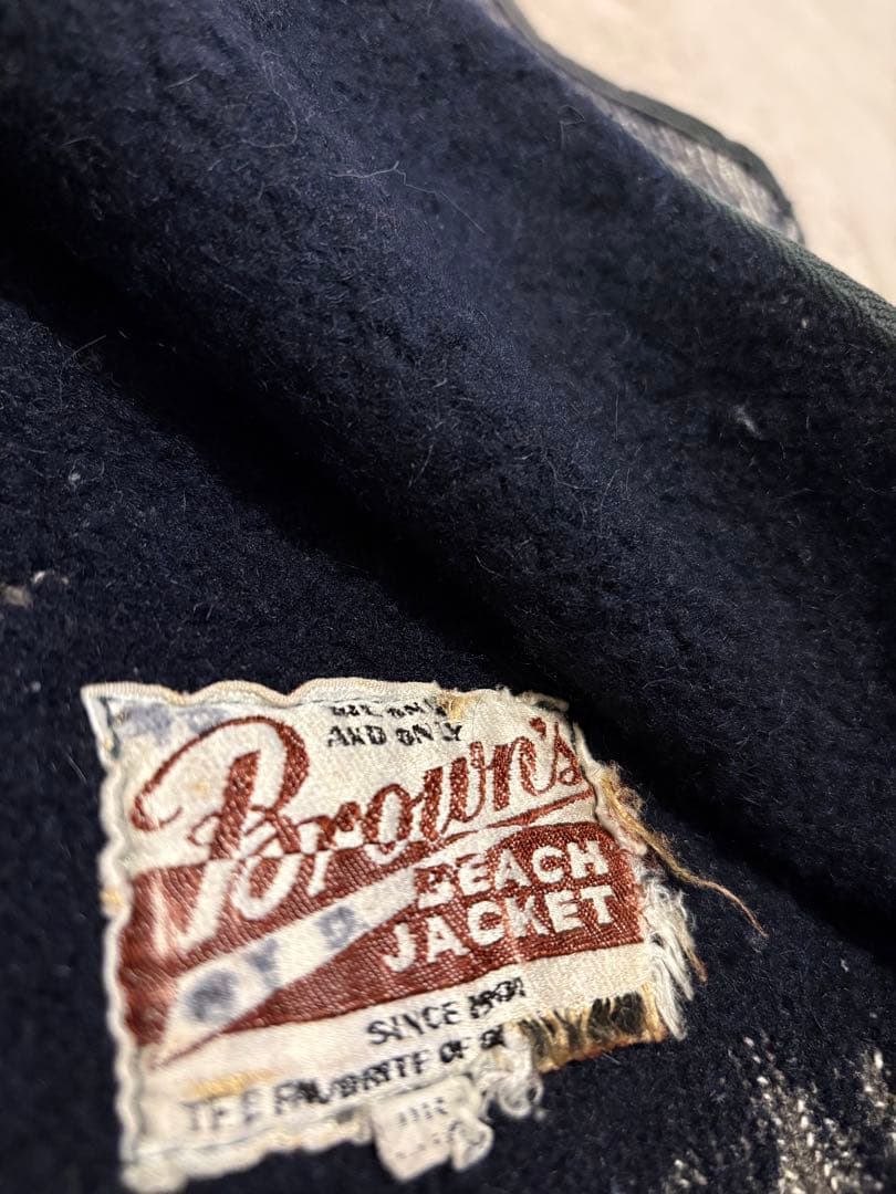 蘭*丸様 50s ブラウンズビーチベスト