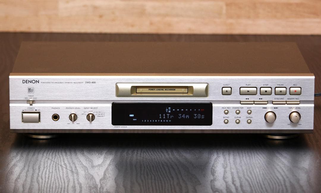 DENON DMD-800　MDプレーヤー/レコーダー　 日本製　ゴールド