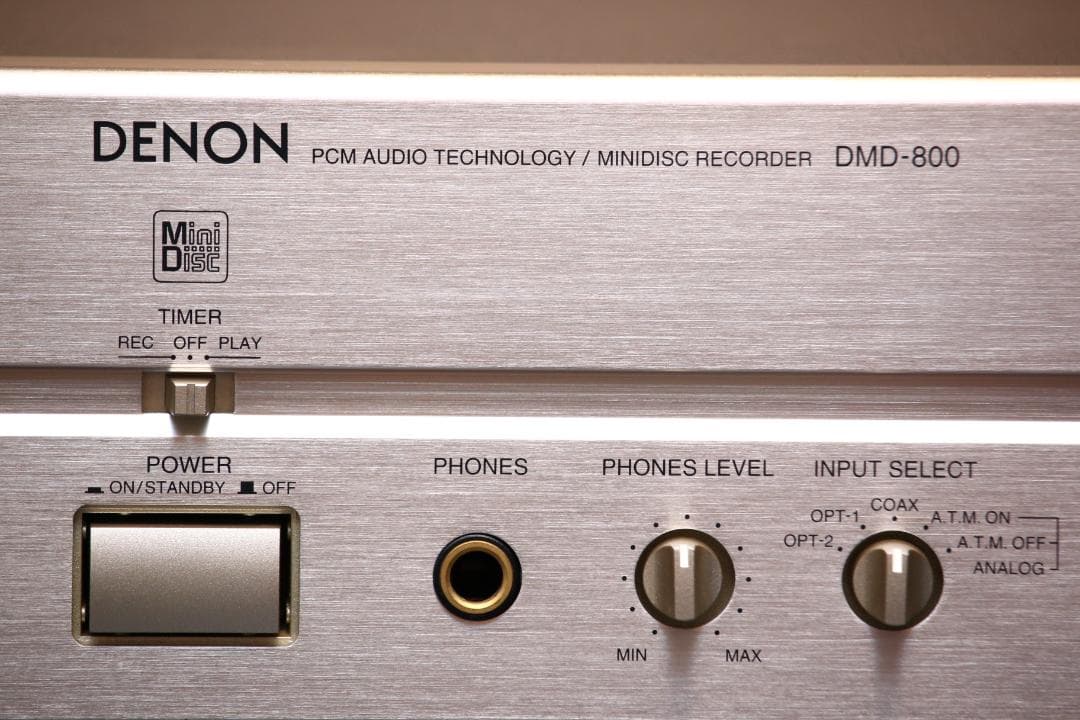 DENON DMD-800　MDプレーヤー/レコーダー　 日本製　ゴールド