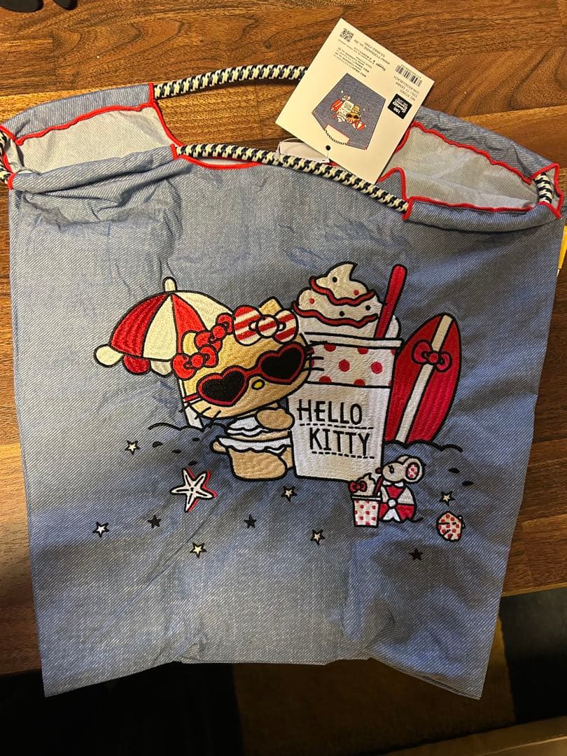 【未使用】ball&chain日焼けキティBEACH (M) DENIM デニム