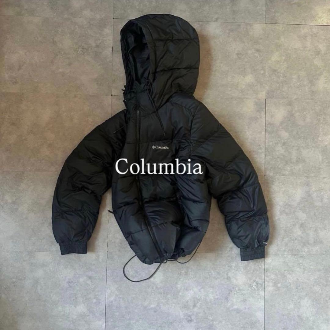 【即完サイズ‼️】columbia ダウンジャケット　ブラック　L