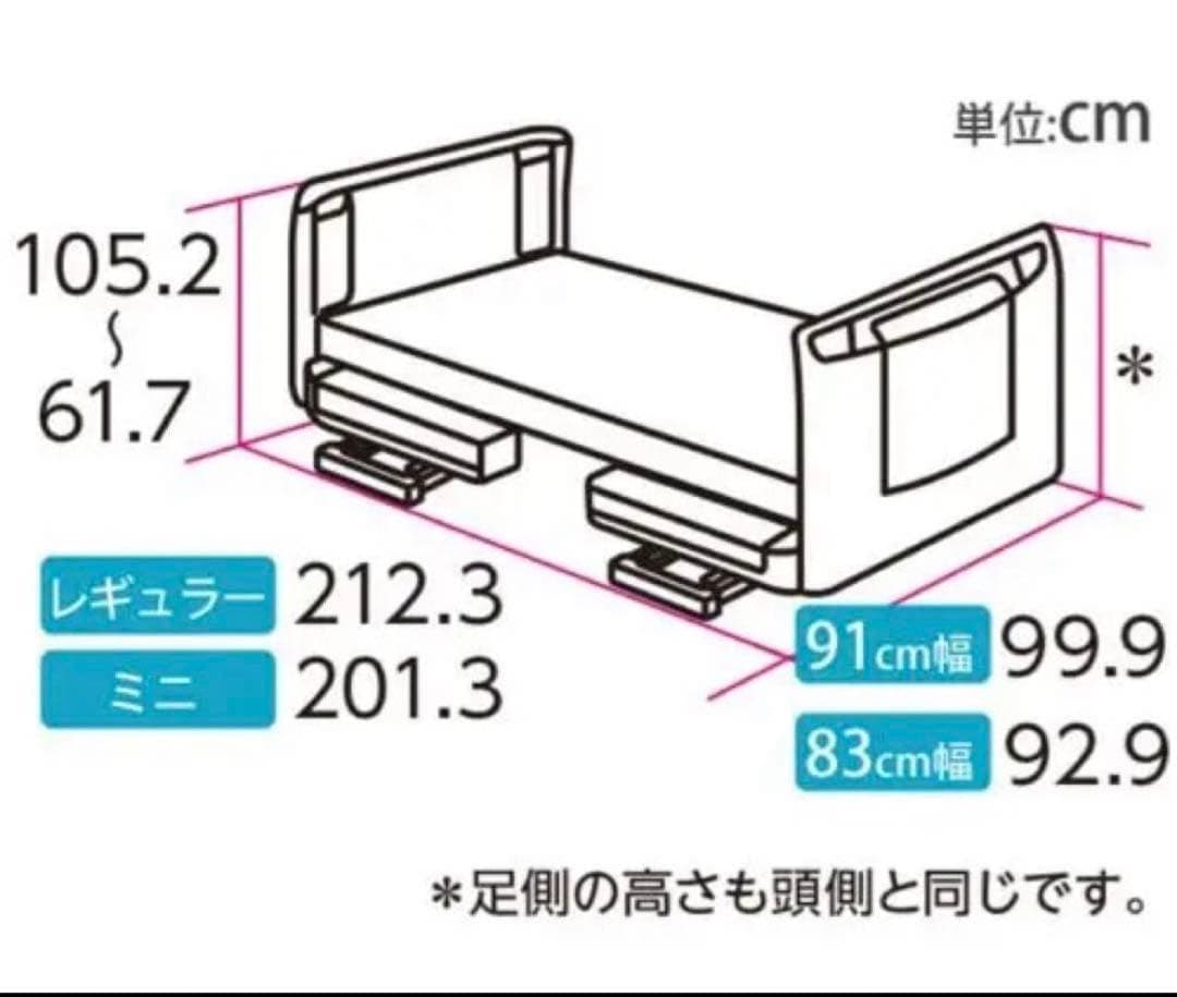 PARAMOUNT BED 楽匠Z 3モーション　介護用電動ベット　83 ミニ