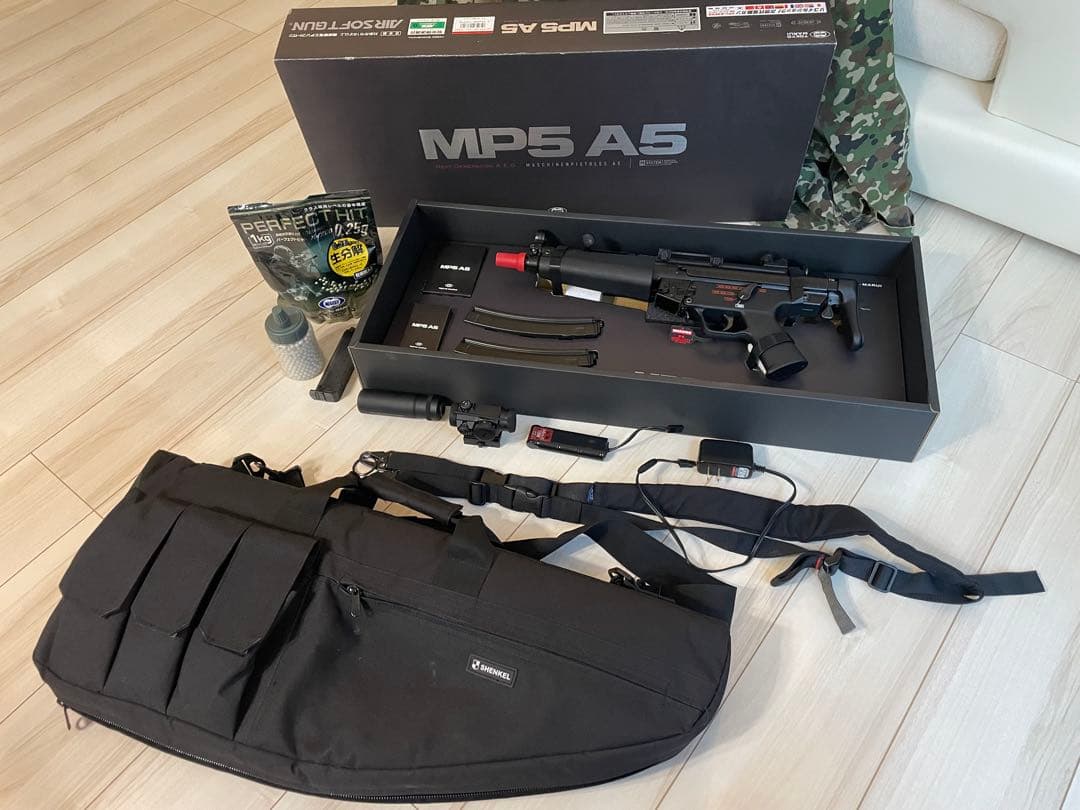 東京マルイ次世代電動ガン MP5 A5・その他周辺グッズ一式