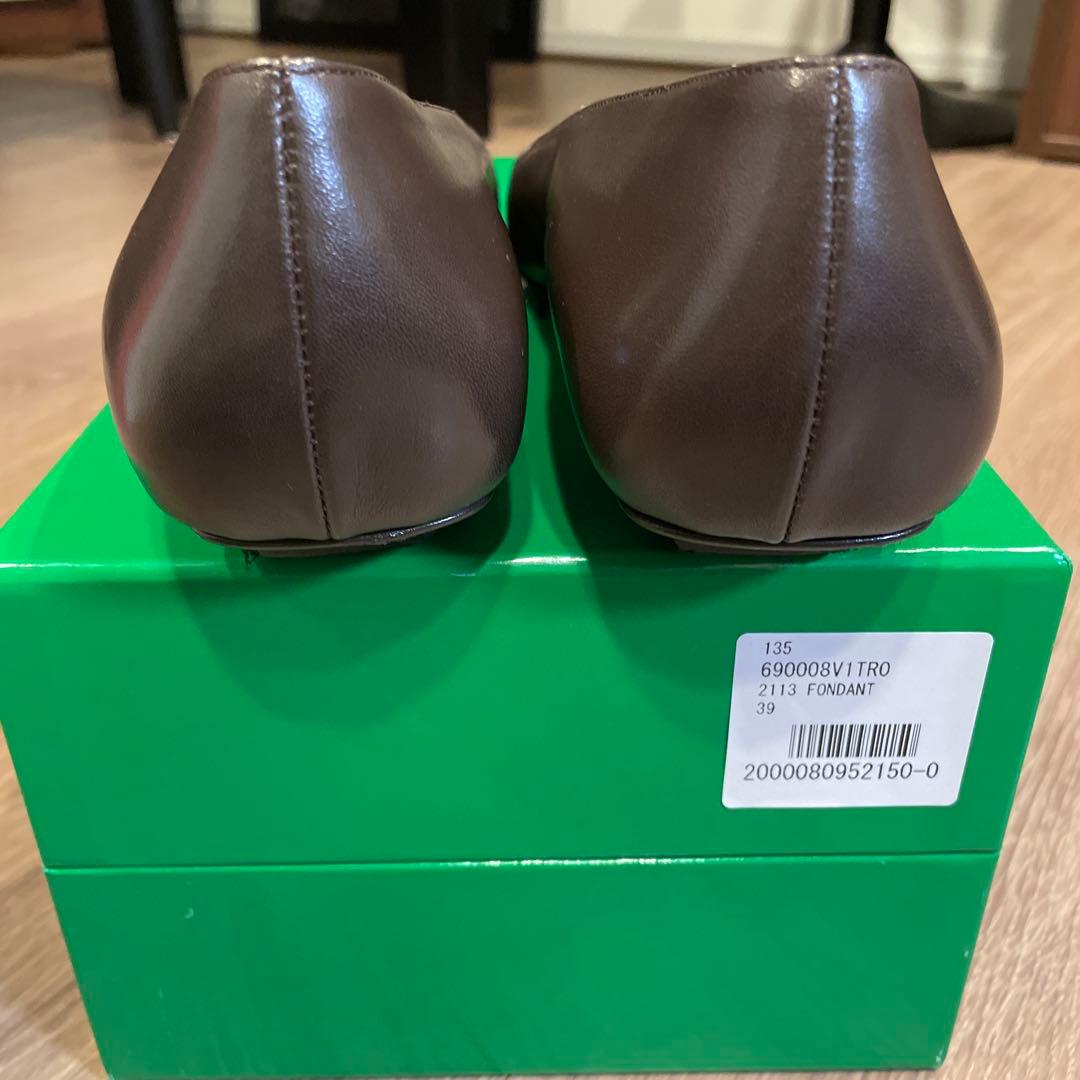 値下げ【BOTTEGA VENETA】 NAPPAフラットシューズ39