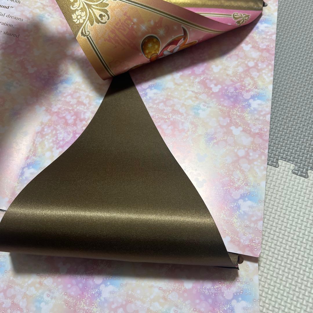 ディズニー40周年タペストリー　両面ハトメあり　全キャラ8種類セット