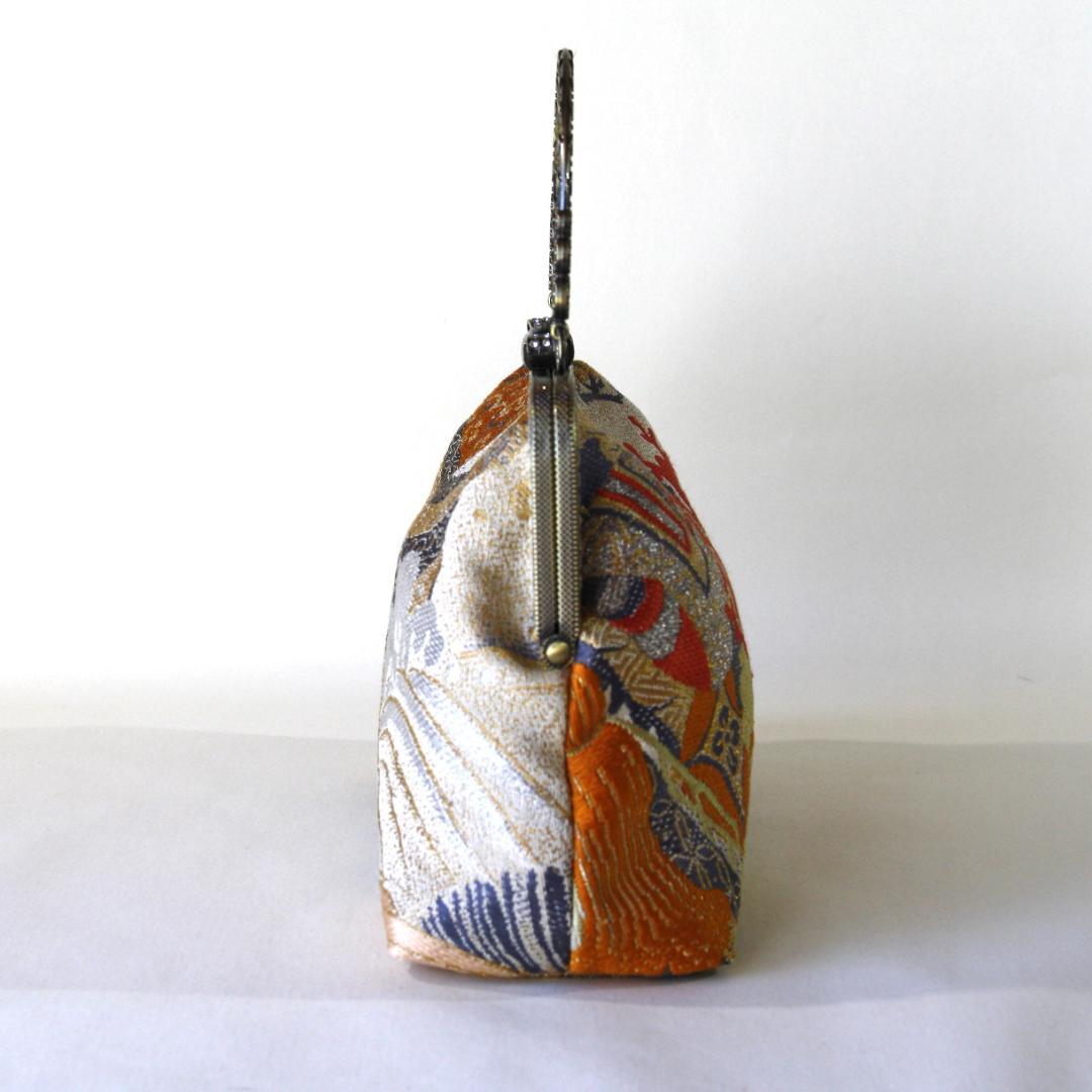 アンティーク婚礼丸帯リメイク礼装バック/和装バッグ/パーティー/着物リメイク